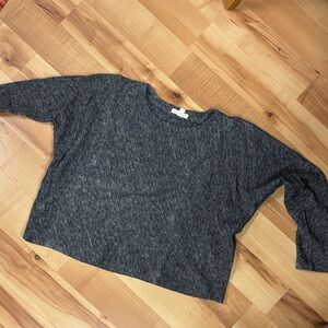 Eileen Fisher Charcoal Crew Neck Sweater